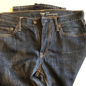Gap dark jean slim 31x30